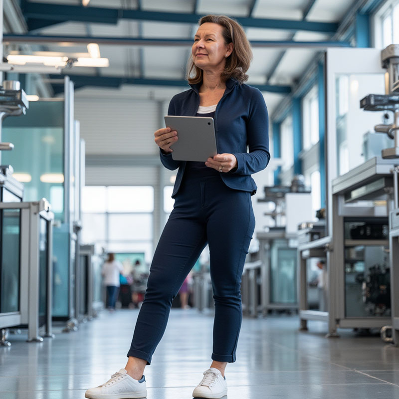 KI-generiertes Business-Porträt Beratungsgespräch Am Tisch