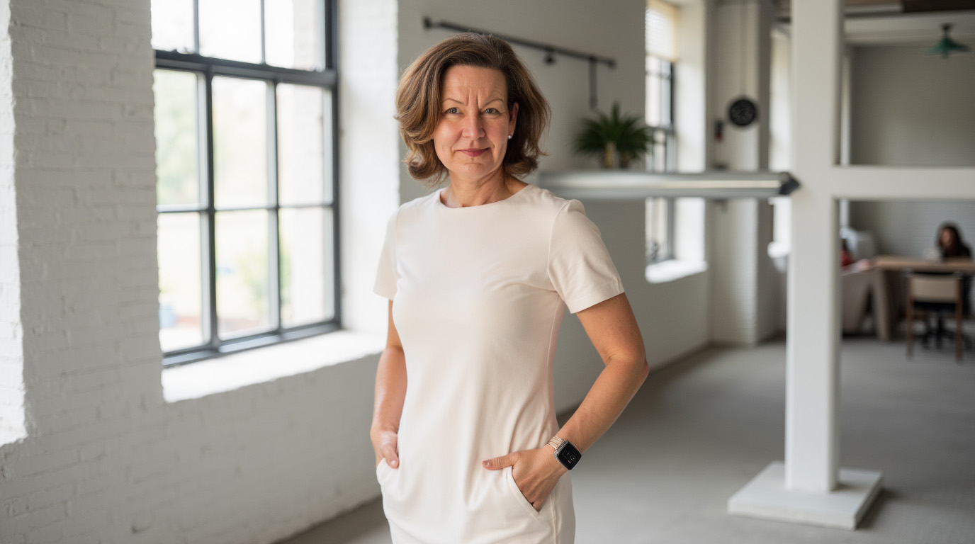 KI-generiertes Business-Porträt Outdoor natürliches Licht