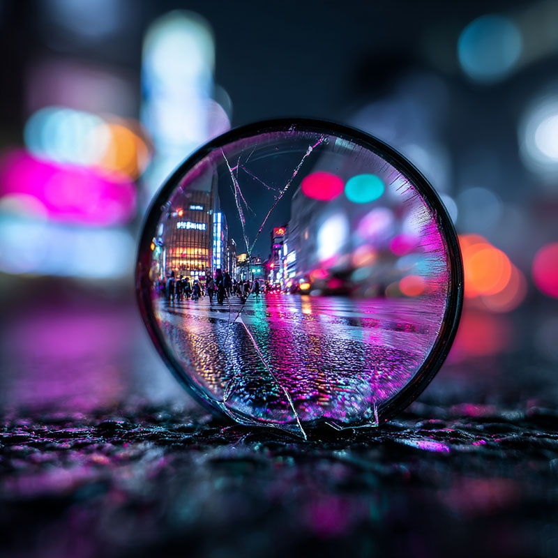 Surreale Serie Atmosphärische Reduktion — Sanne Jerxsen KI-Kunst